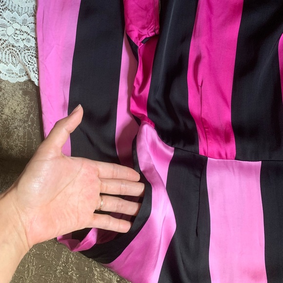 Christopher John Mixed Stripe Dress - Picture 5 of 12